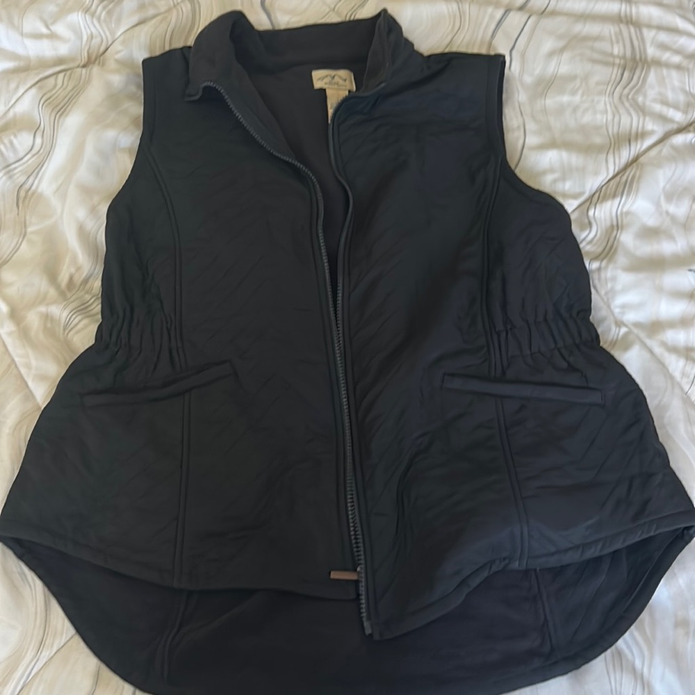 Black sweater vest